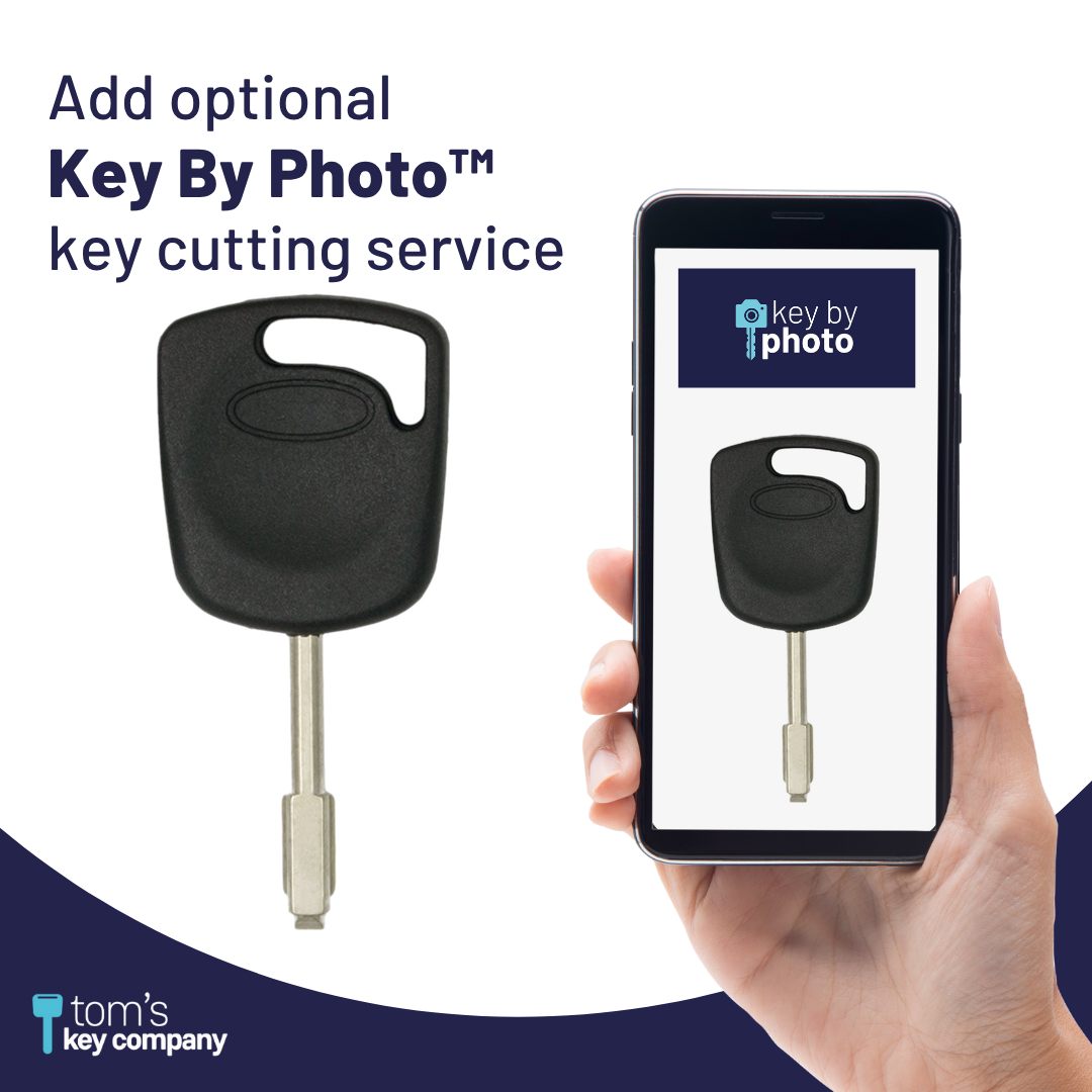 Brand New Aftermarket Transponder Key for Select Ford Vehicles (FORKEY-7PT-K)