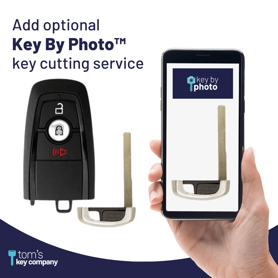 Brand New Aftermarket 3 Button Smart Key for Select Ford Vehicles (FORSK-3B-FOB-HITAG)