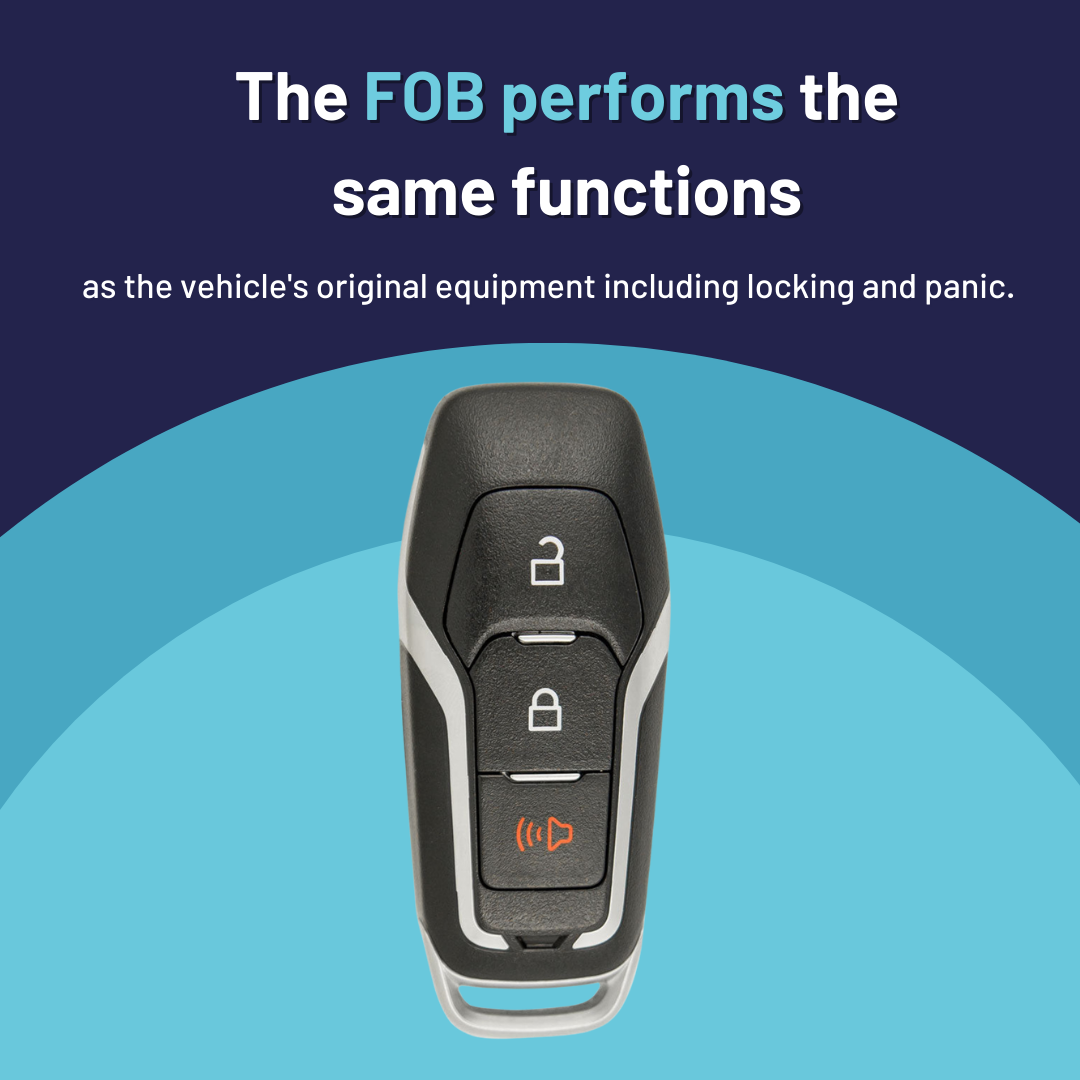 Ford Aftermarket 3-Button Smart Key for Ford Explorer and F-150 (FORSK-3B-TMB)