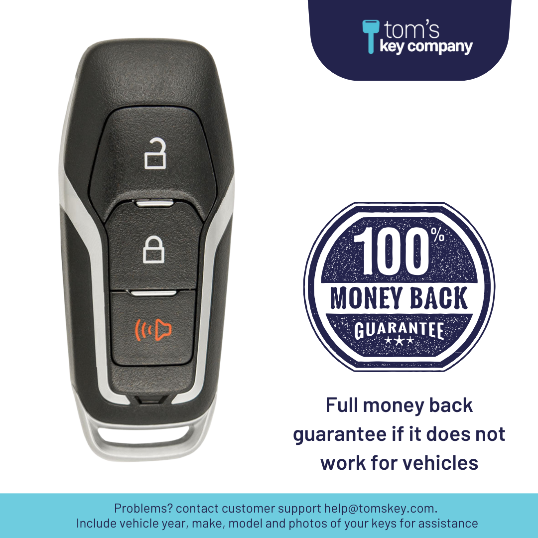 Ford Aftermarket 3-Button Smart Key for Ford Explorer and F-150 (FORSK-3B-TMB)