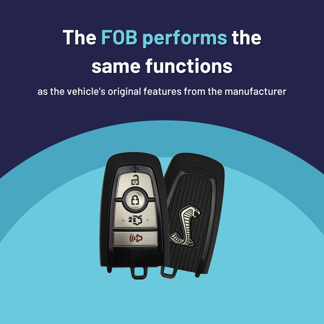 Ultimate Smart Key Bundle with Programming Tool, Refurbished 4-Button Smart Key Fob and Key By Photo for Select Ford Vehicles (FORSK-4B-TR-R8187-REF-K-UKB)