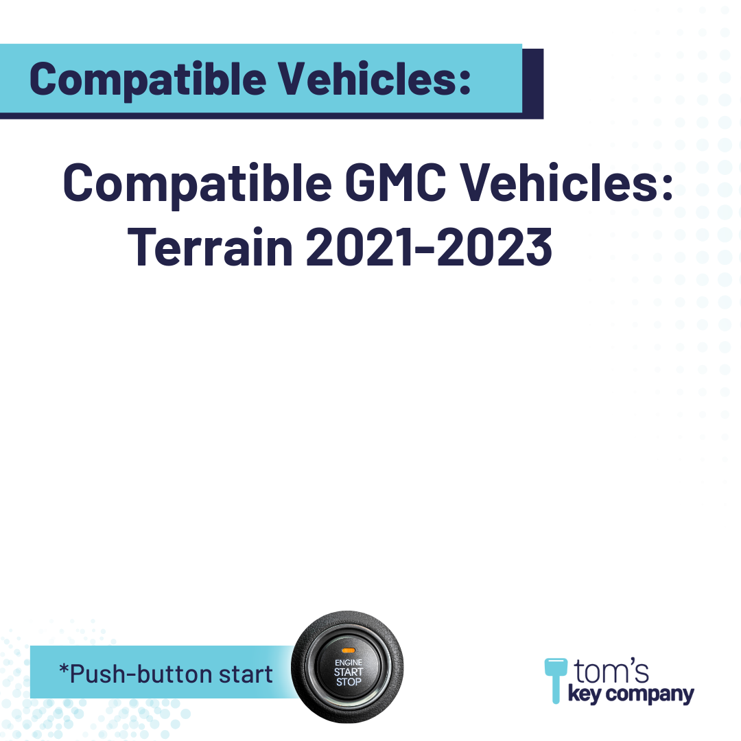 Ultimate Smart Key Bundle with Programming Tool, Refurbished 3-Button Smart Key Fob and Key By Photo for Select GMC Vehicles (GMCSK-3B-865-K-UKB)