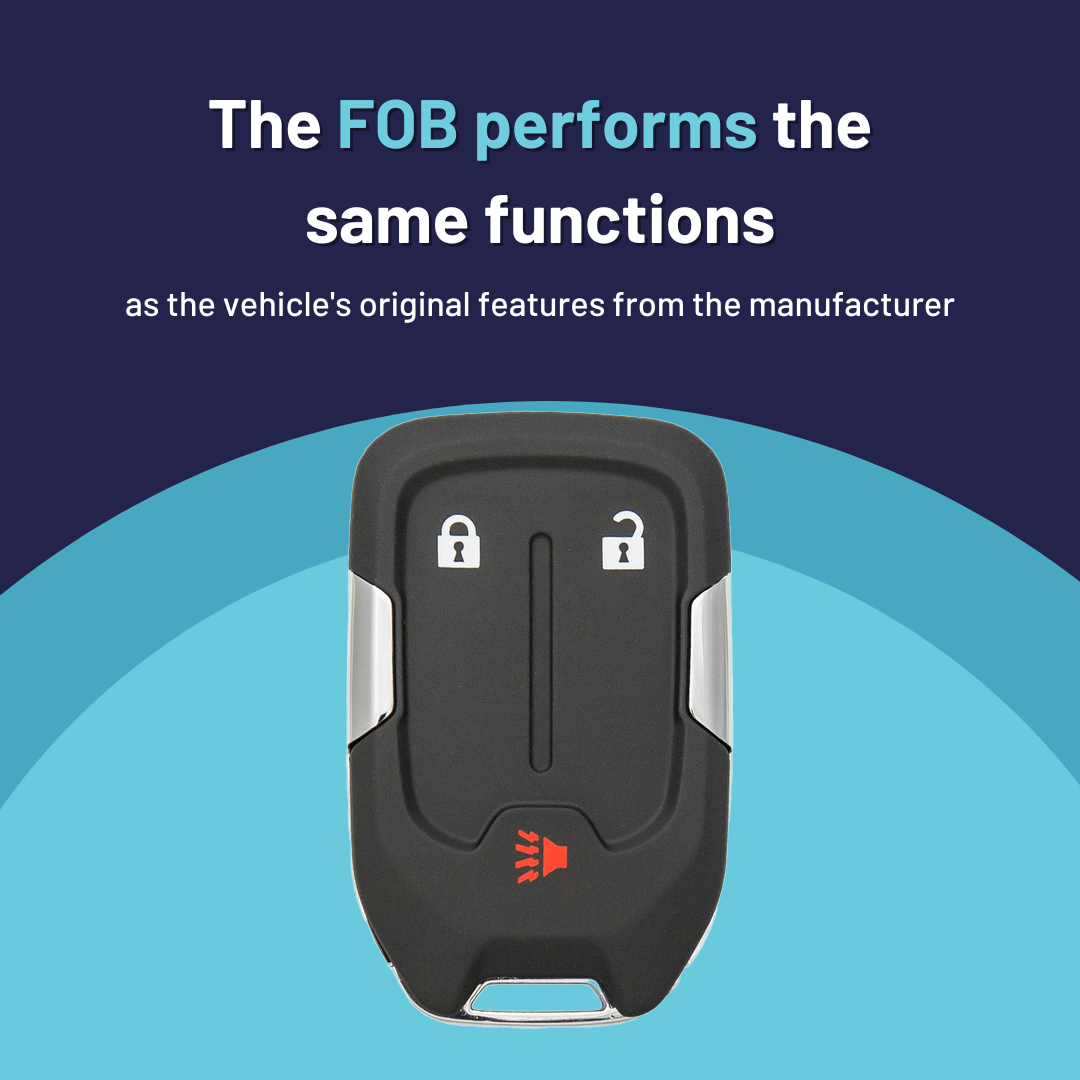 Ultimate Smart Key Bundle with Programming Tool, Aftermarket 3-Button Smart Key Fob and Key By Photo for Select GMC Vehicles (GMCSK-3B-865-K-UKB)