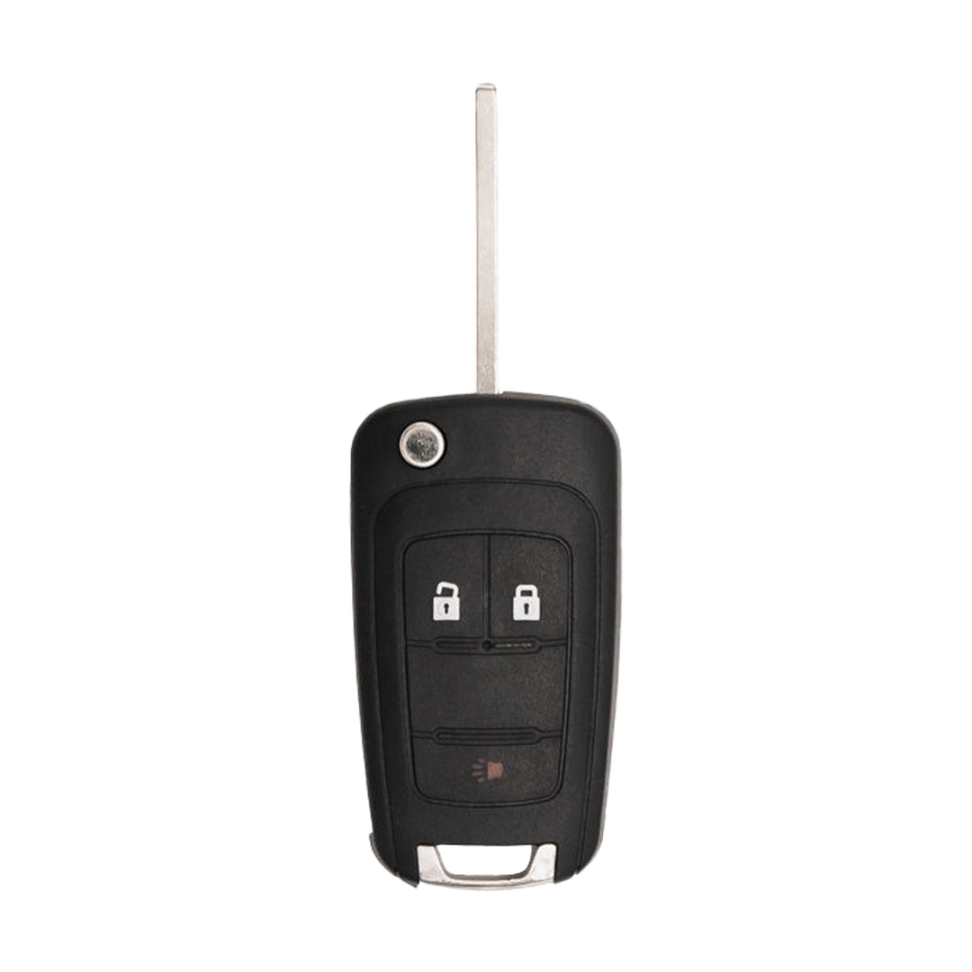 Brand New Aftermarket 3-Button Smart Key Fob with Lock, Unlock, Panic for Select GMC Vehicles (GMCSK-3B-951-K)