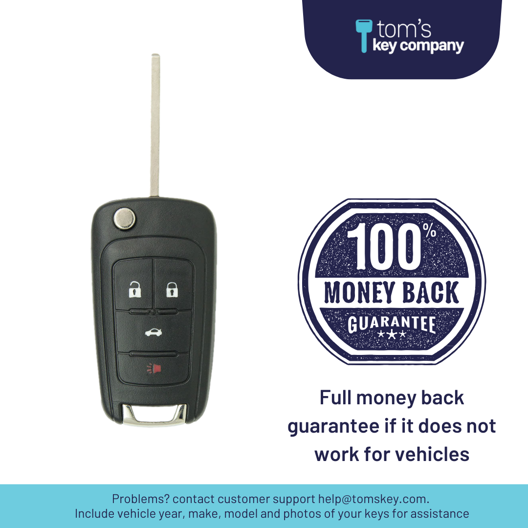 Ultimate Smart Key Bundle with Programming Tool, Aftermarket 4-Button Smart Key Fob and Key By Photo for Select GMC Vehicles (GMCSK-4B-TR-791-K-UKB)
