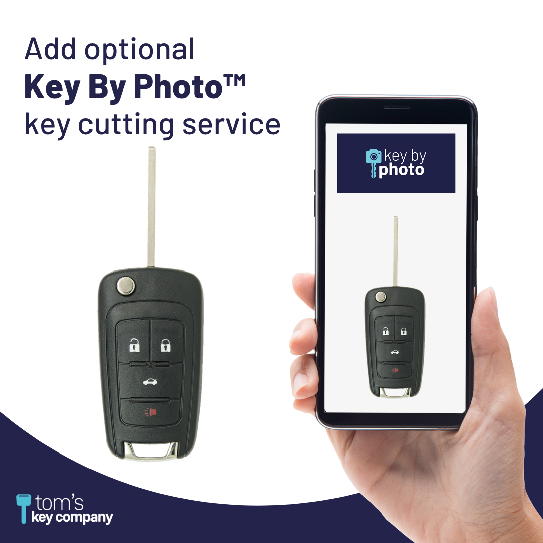 Brand New Aftermarket 4-Button Smart Key Fob with Lock, Unlock, Trunk, Panic for Select GMC Vehicles (GMCSK-4B-TR-791-K)
