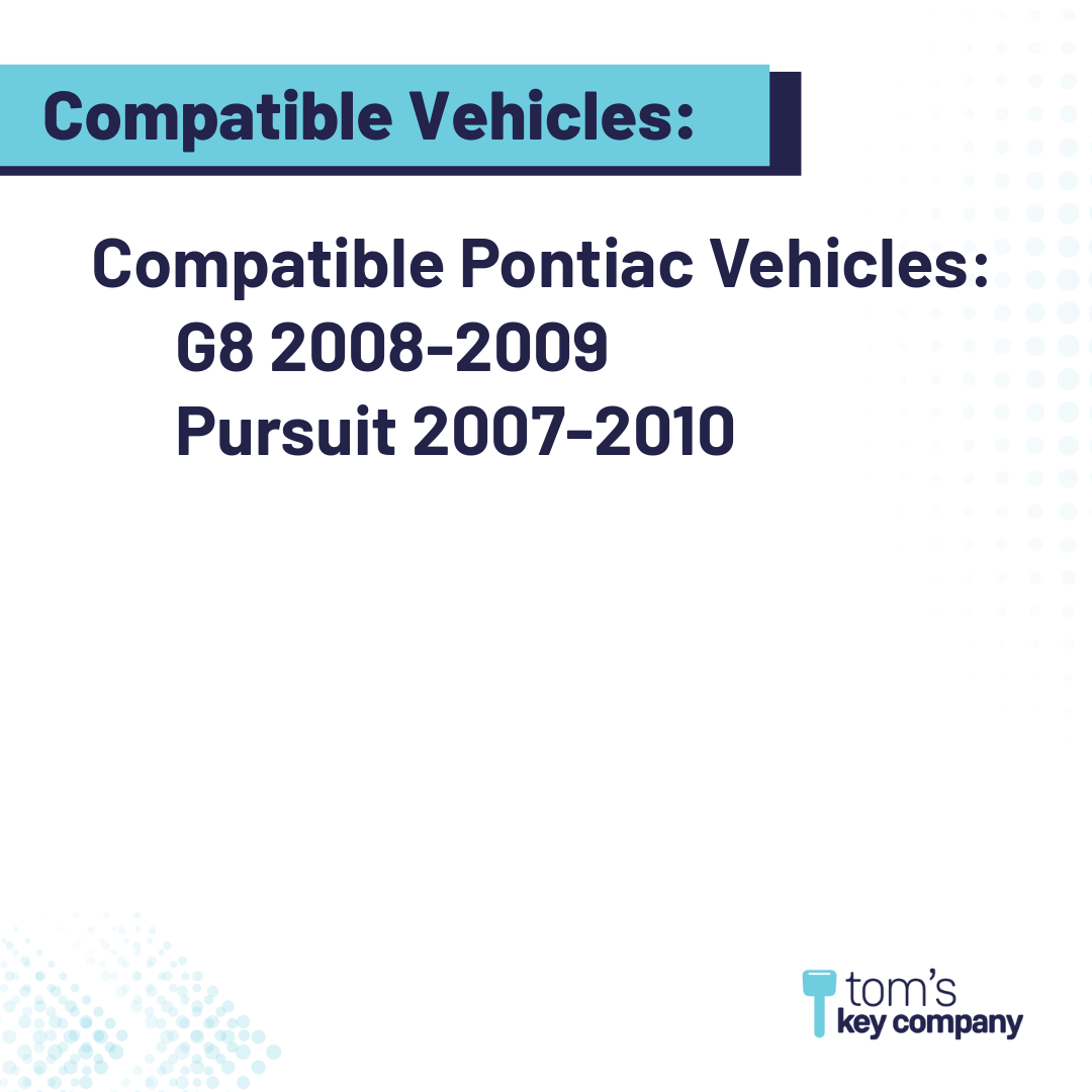 Ultimate Remote FOB Bundle with Programming Tool and Aftermarket 5 Button Remote FOB for Select Pontiac Vehicles (GMFOB-5B-827-RC-K-UKB)