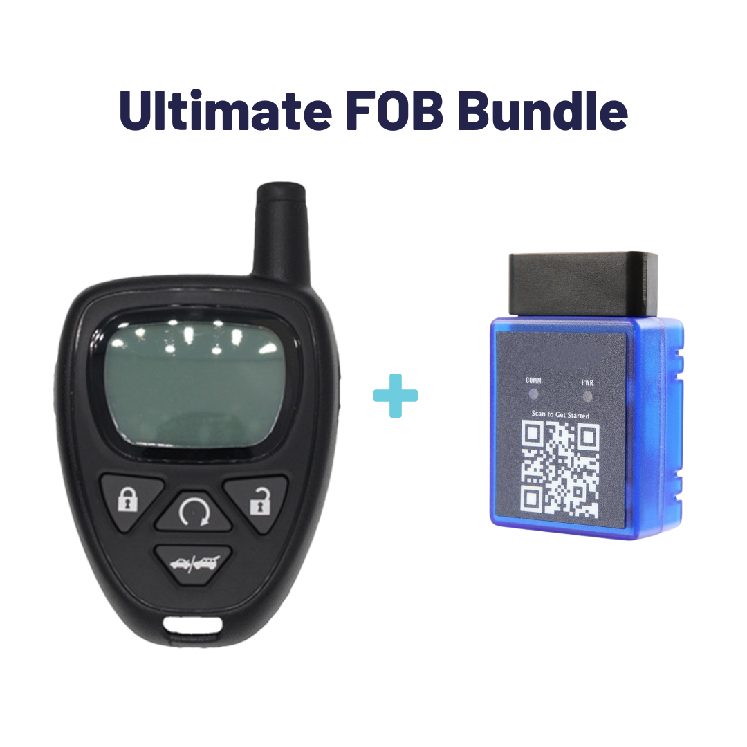 Ultimate Remote FOB Bundle with Programming Tool and Aftermarket 5 Button Remote FOB for Select Pontiac Vehicles (GMFOB-5B-827-RC-K-UKB)