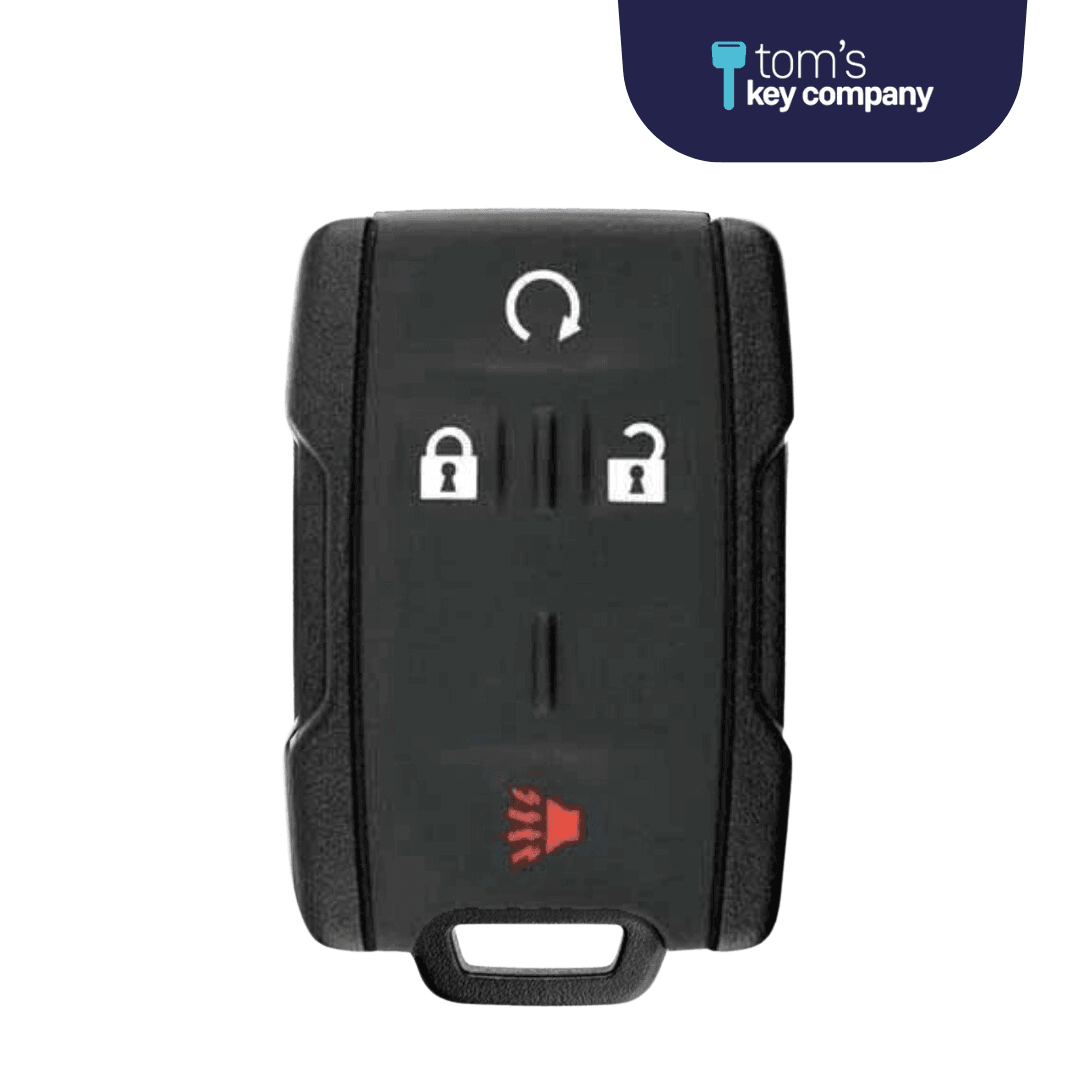 Brand New Aftermarket 4 Button Remote FOB for Select Chevrolet & GMC Vehicles (GMRM-4TZ2RE-RMT)