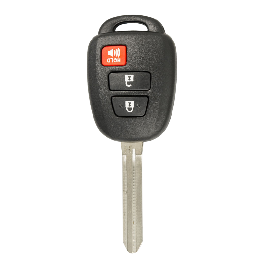 Toyota Tacoma Key and Remote ("H" Chip Key with 3 Button Remote)/GQ452T-3B-H