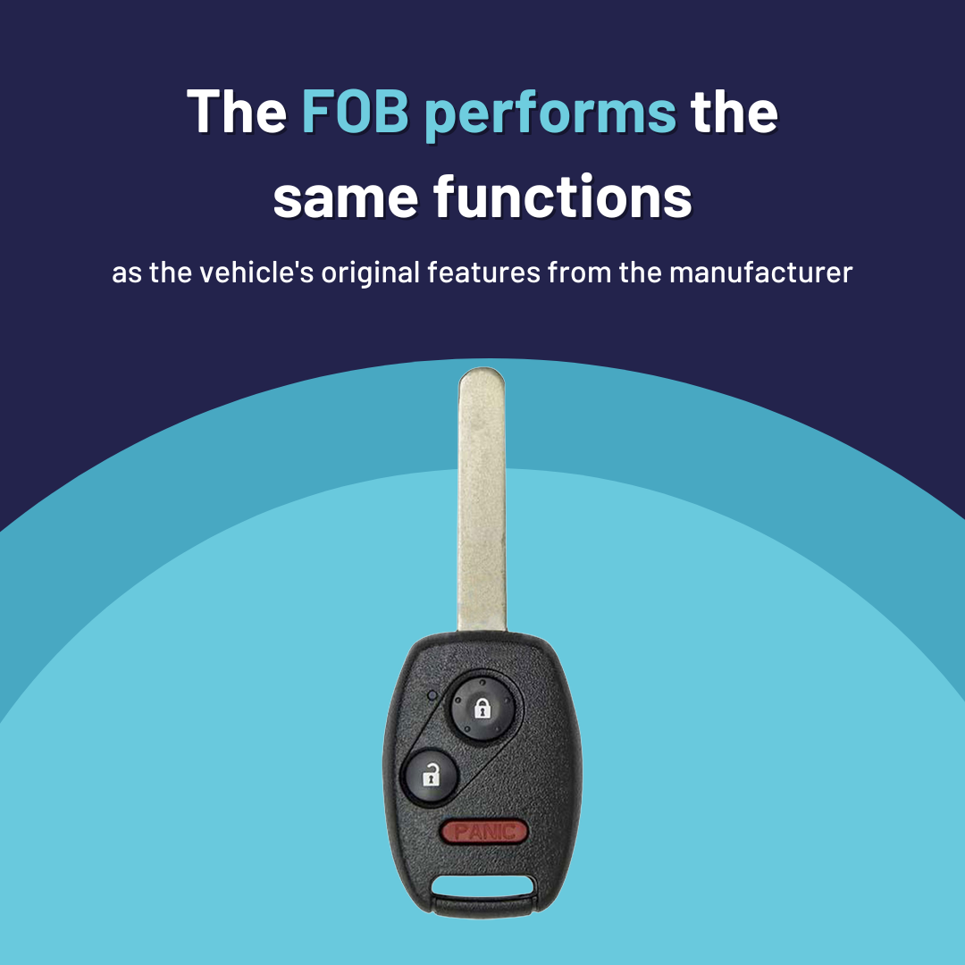 Ultimate Remote Key Bundle with Programming Tool, Aftermarket 3-Button Remote Key and Key By Photo for Select Honda Vehicles (HONCK-3B-478-K-UKB)