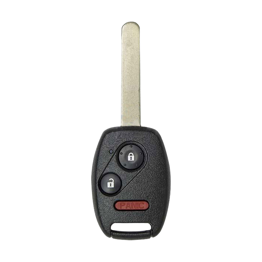 Brand New Aftermarket 3-Button Remote Key with Lock, Unlock, Panic for Select Honda Vehicles (HONCK-3B-478-K)