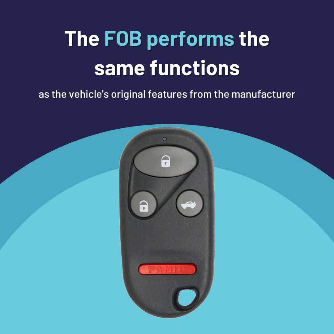 Ultimate Remote FOB Bundle with Programming Tool and Aftermarket 4 Button Remote FOB for Select Honda Vehicles (HONFOB-4B-451-K-UKB)