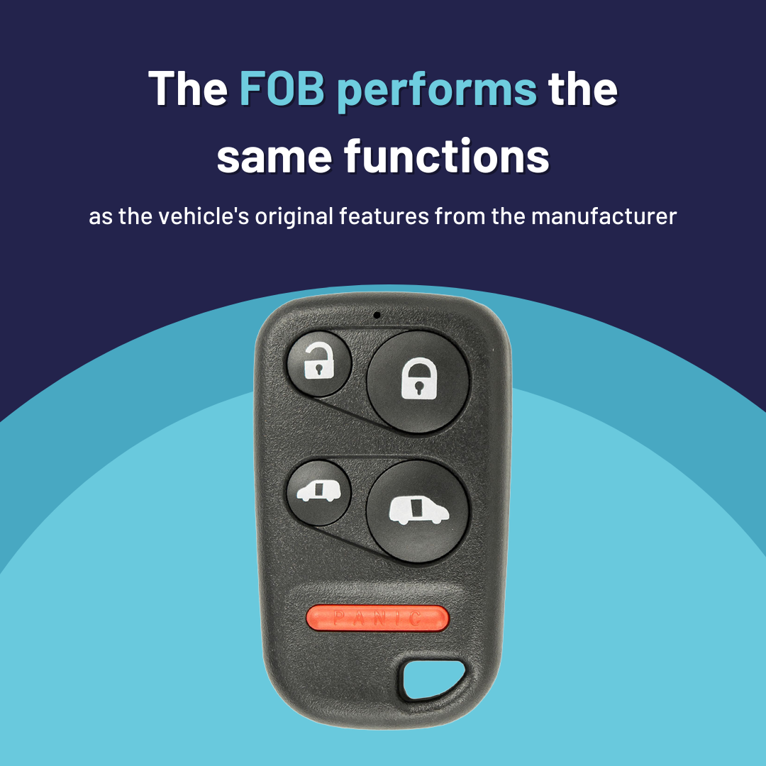 Ultimate Remote FOB Bundle with Programming Tool and Aftermarket 5 Button Remote FOB for Select Honda Vehicles (HONFOB-5B-465-K-UKB)