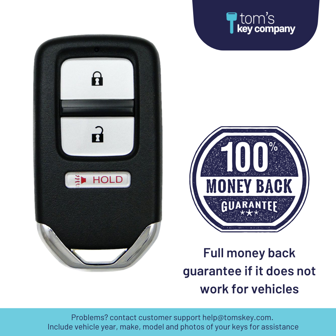 Ultimate Smart Key Bundle with Programming Tool, Aftermarket 3-Button Smart Key Fob and Key By Photo for Select Honda Vehicles (HONSK-3B-523-K-UKB)