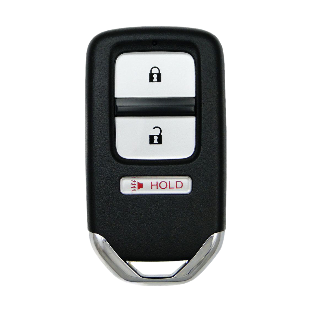 Brand New Aftermarket 3-Button Smart Key Fob with Lock, Unlock, Panic for Select Honda Vehicles (HONSK-3B-523-K)