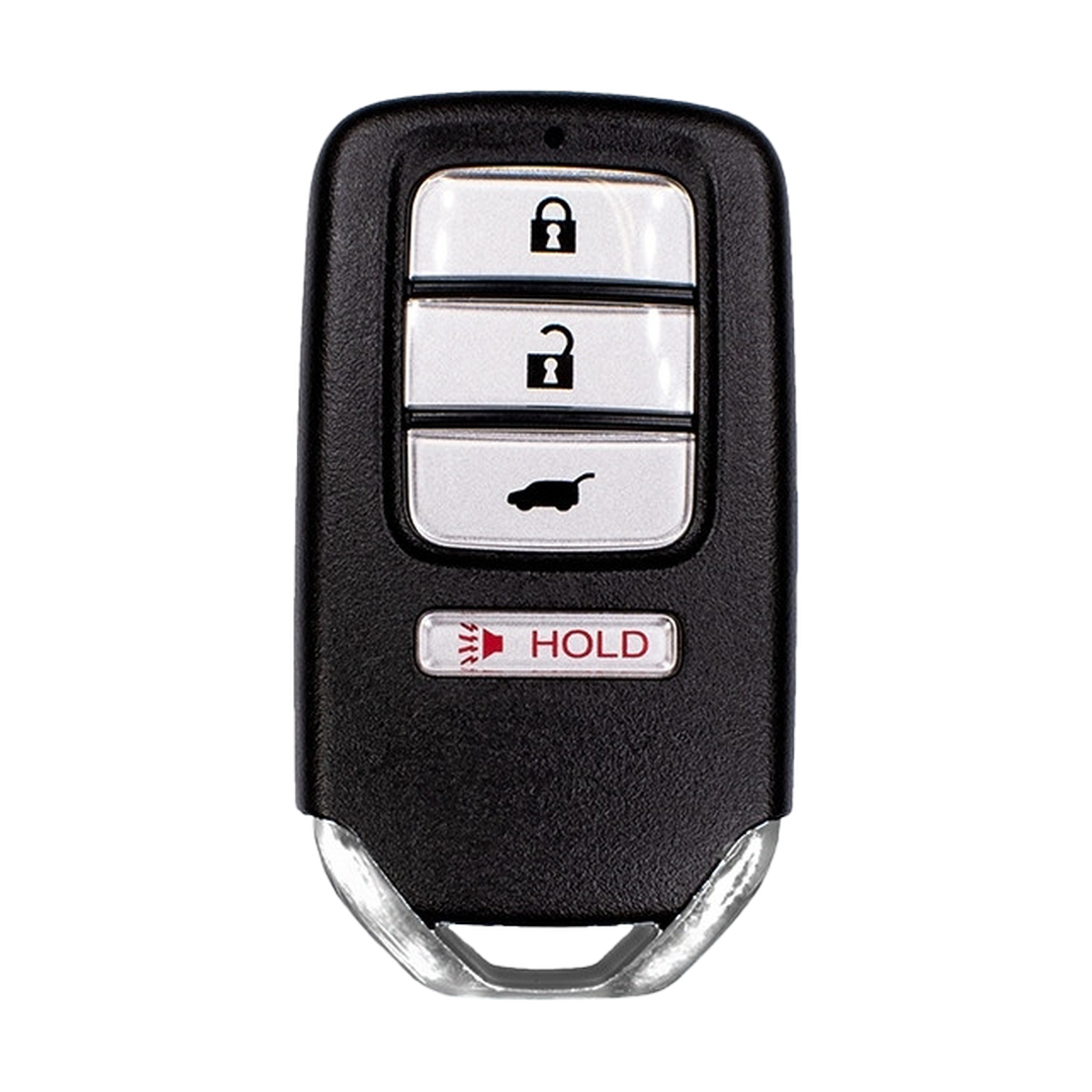 Like New Refurbished 4-Button Smart Key Fob with Lock, Unlock, Hatch, Panic for Select Honda Vehicles (HONSK-4B-HR-540-REF-K)