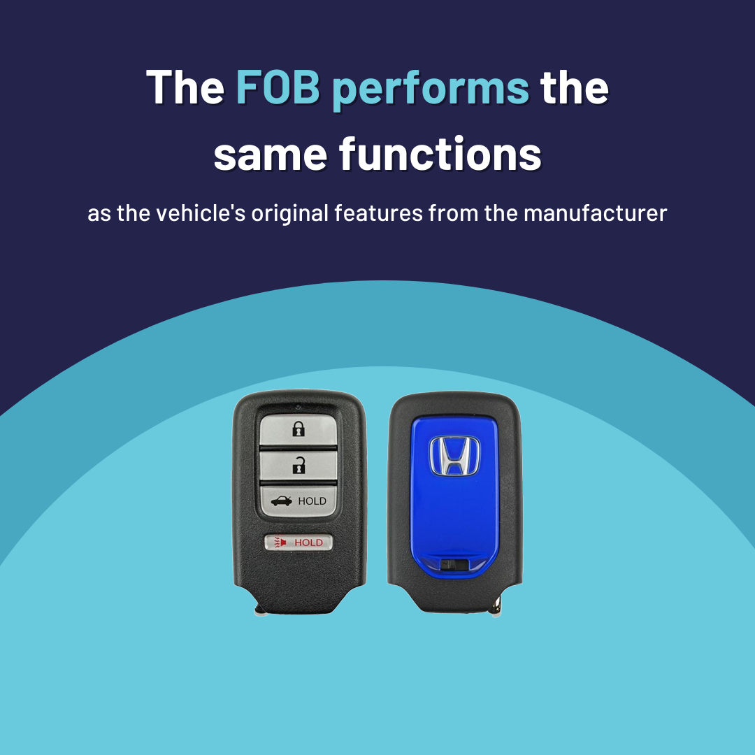 Ultimate Smart Key Bundle with Programming Tool, Refurbished 4-Button Smart Key Fob and Key By Photo for Select Honda Vehicles (HONSK-4B-TR-535-REF-K-UKB)