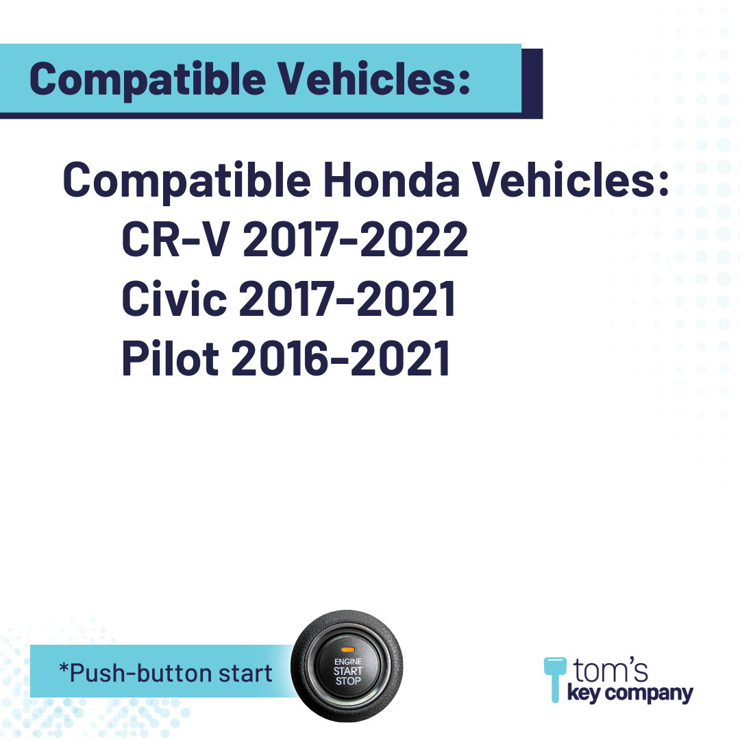 Ultimate Smart Key Bundle with Programming Tool, Refurbished 5-Button Smart Key Fob and Key By Photo for Select Honda Vehicles (HONSK-5B-514-K-UKB)