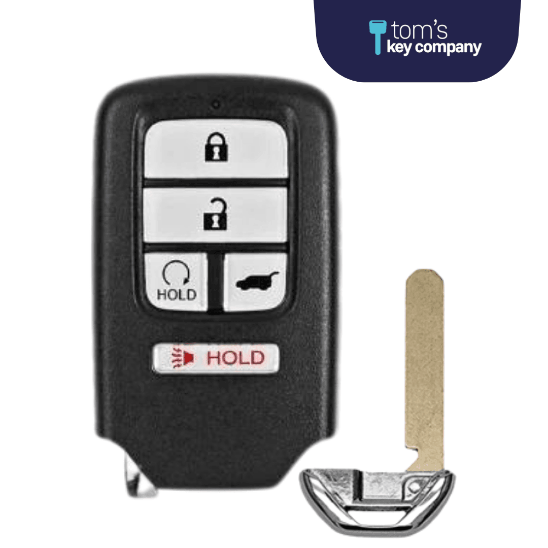 Honda CR-V 5-Button Aftermarket Smart Key with Remote Start and Hatch Release (HONSK-5B-HRS-V44)