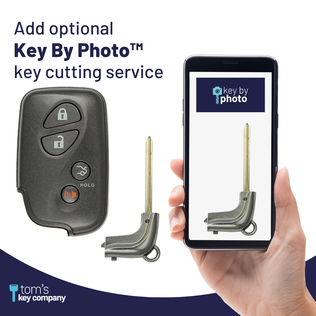 Brand New Aftermarket 4 Button Smart Key Fob with Trunk Release for Select Lexus Vehicles (HYQ14AAB-4B-T-0140)