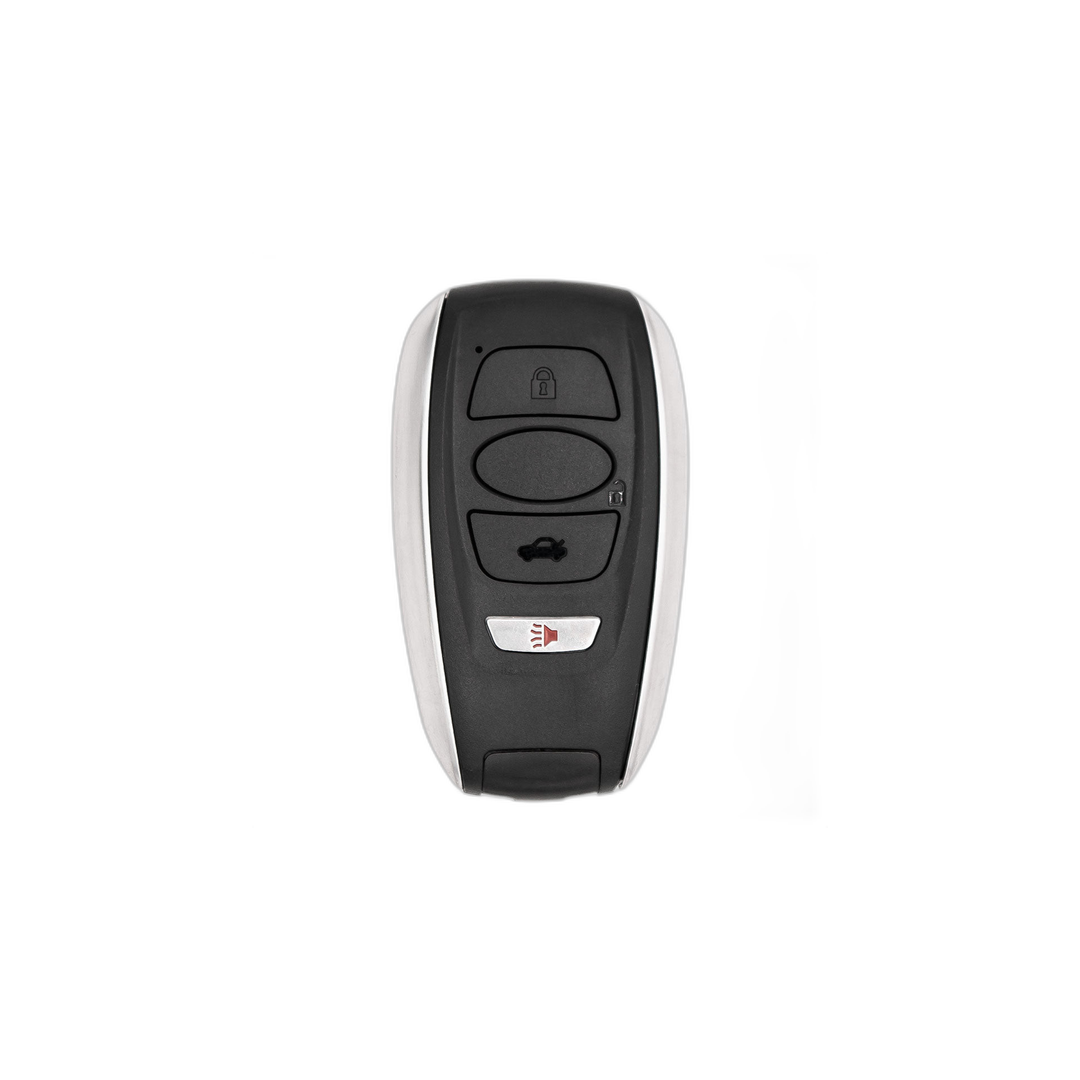 Brand New Aftermarket 4-Button Smart Key Fob with Lock, Unlock, Trunk, Panic for Select Subaru Vehicles (HYQ14AHC-4B-SUB)