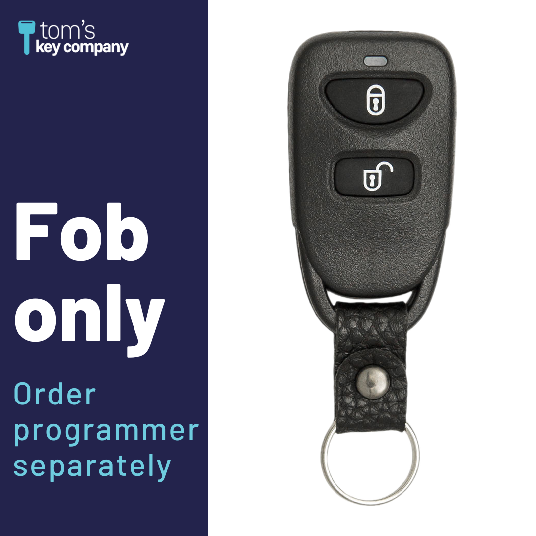 Brand New Aftermarket 3-Button Remote Fob with Lock, Unlock, Panic for Select Hyundai Vehicles (HYUFOB-3B-242-K)