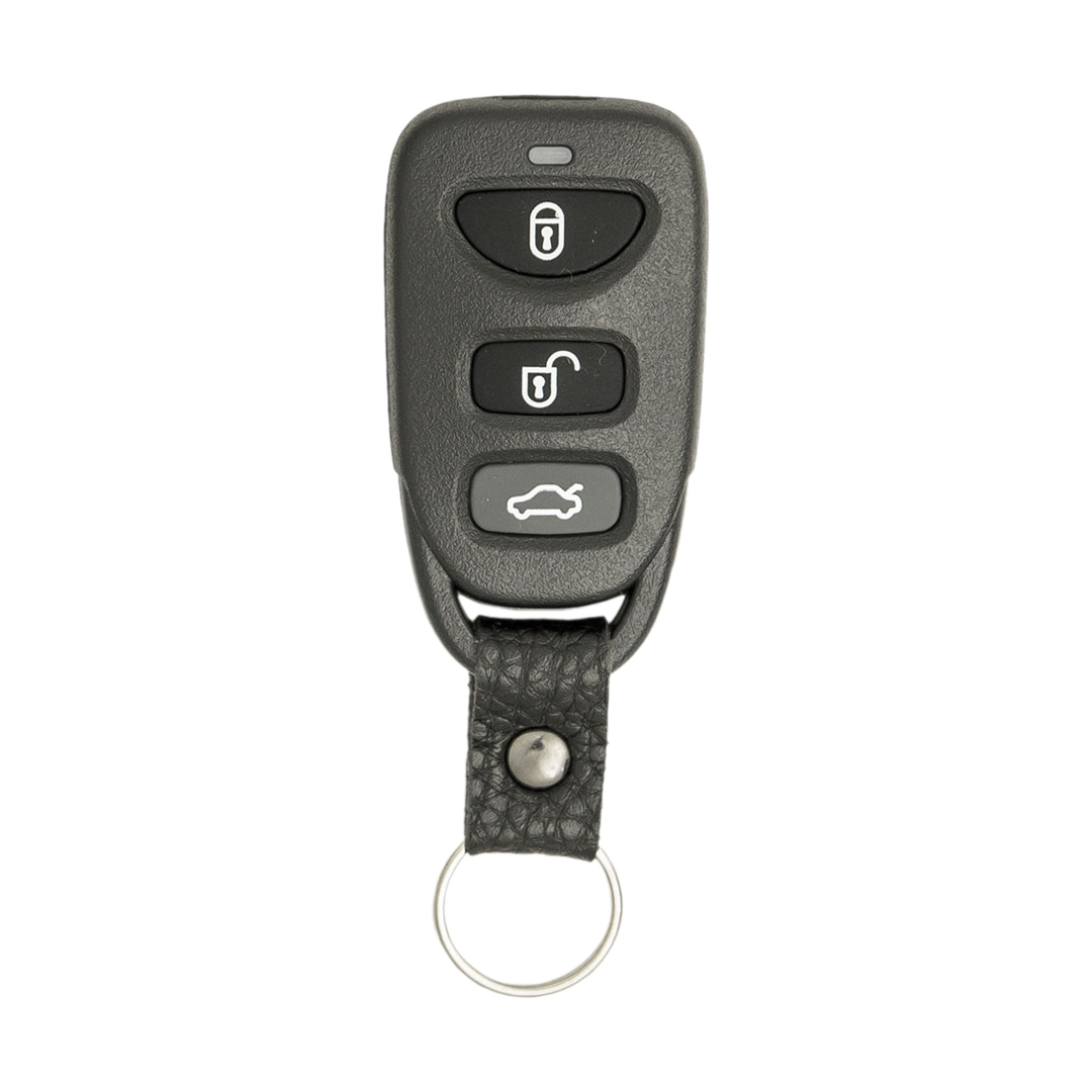 Brand New Aftermarket 4-Button Remote Fob with Lock, Unlock, Hatch, Panic for Select Hyundai Vehicles (HYUFOB-4B-HR-245-K)