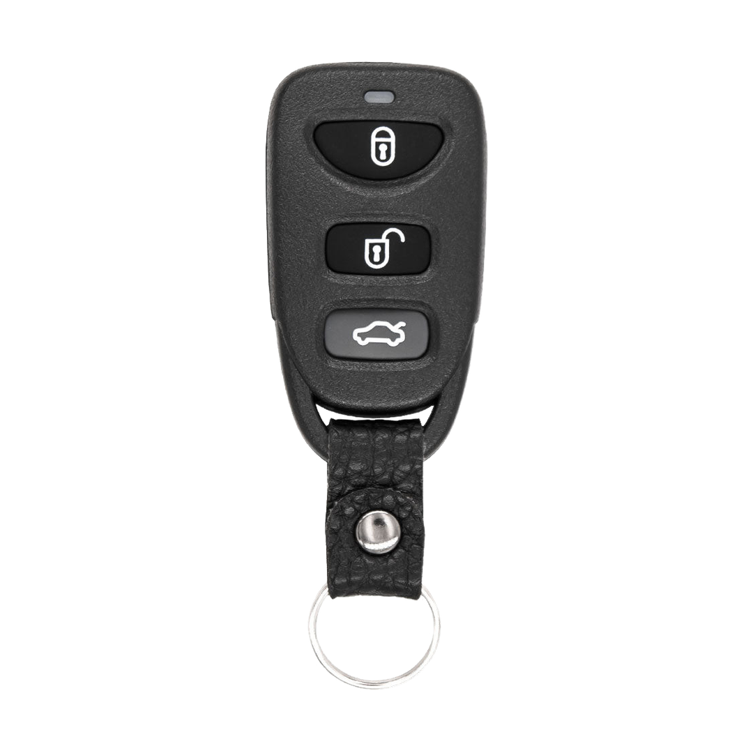Brand New Aftermarket 4-Button Remote Fob with Lock, Unlock, Hatch, Panic for Select Hyundai Vehicles (HYUFOB-4B-HR-255-K)