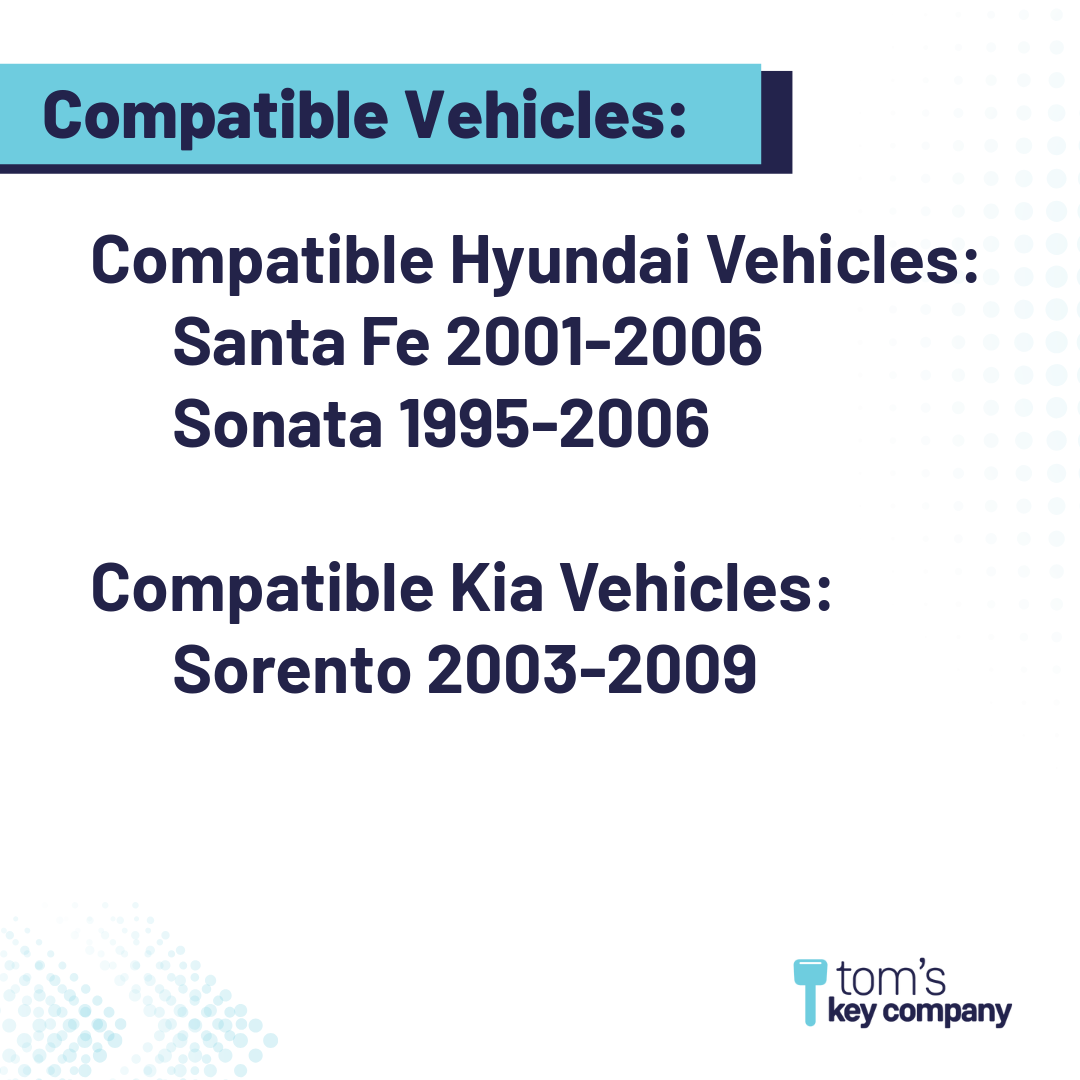 Brand New Aftermarket Key for Select Hyundai and Kia Vehicles (HYUKEY-HY12)