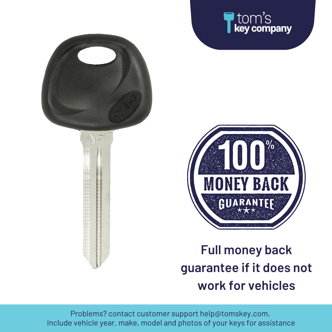 Brand New Aftermarket Key for Select Hyundai and Kia Vehicles (HYUKEY-HY15)