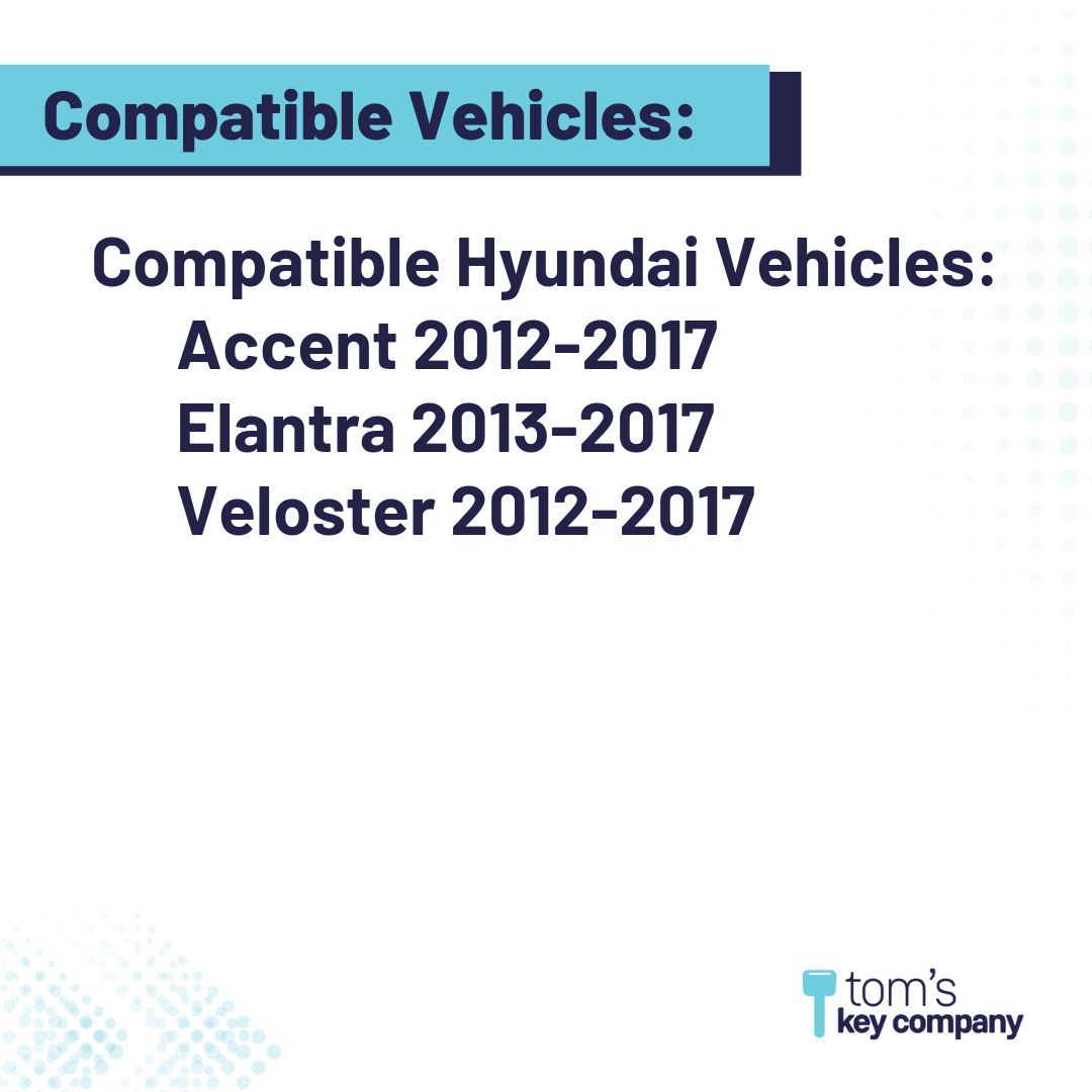 Brand New Aftermarket Key for Select Hyundai Vehicles (HYUKEY-HY18-HS)