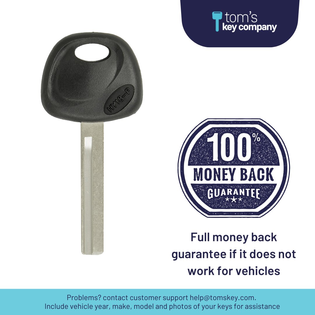 Brand New Aftermarket Key for Select Hyundai Vehicles (HYUKEY-HY18-HS)