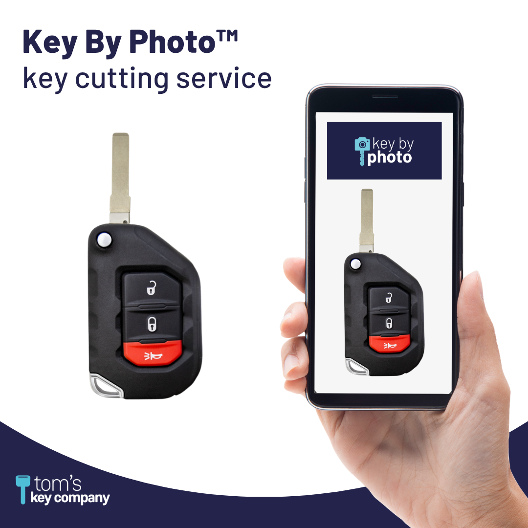 Ultimate DIY Car Key Replacement Kit for Jeep Gladiator (2020-2025) & Jeep Wrangler (2018-2025) – 3 Button Smart Key w/ PairMyKey, Bypass Cable & Key by Photo (JEEPFK-3B-PROX-BC-KBP-UKB)