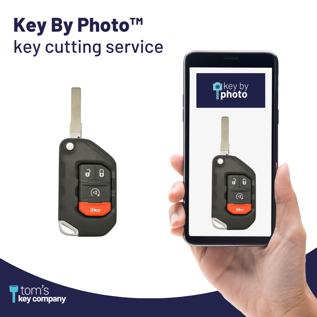 Ultimate DIY Car Key Replacement Kit for Jeep Gladiator (2020-2025) & Jeep Wrangler (2018-2025) – 4 Button with Remote Start Like New Refurbished OEM Smart Key w/ PairMyKey, Bypass Cable & Key by Photo (JEEPFK-4B-RS-REFURB-PROX-BC-KBP-UKB)