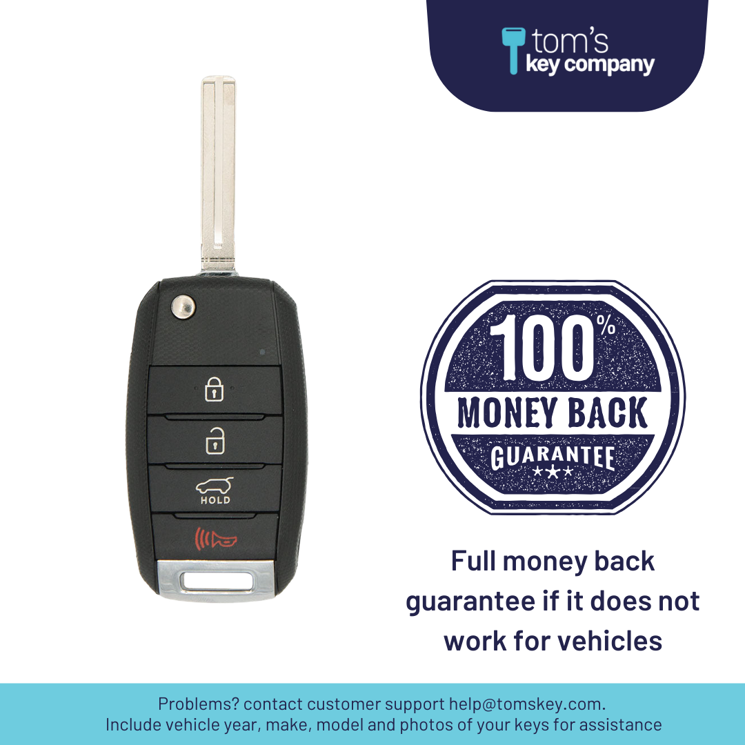 Ultimate Remote Key Bundle with Programming Tool, Aftermarket 4-Button Remote Key and Key By Photo for Select Kia Vehicles (KIACK-4B-138-K-UKB)