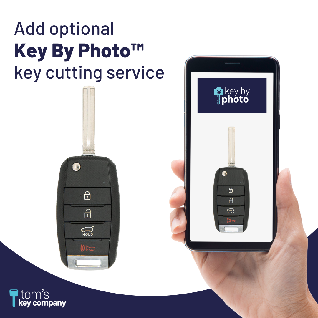 Brand New Aftermarket 4-Button Remote Key with Lock, Unlock, Trunk, Panic for Select Kia Vehicles (KIACK-4B-138-K)