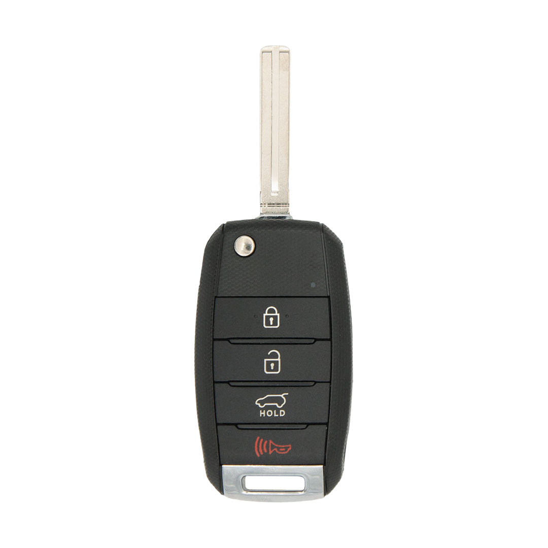 Brand New Aftermarket 4-Button Remote Key with Lock, Unlock, Trunk, Panic for Select Kia Vehicles (KIACK-4B-138-K)