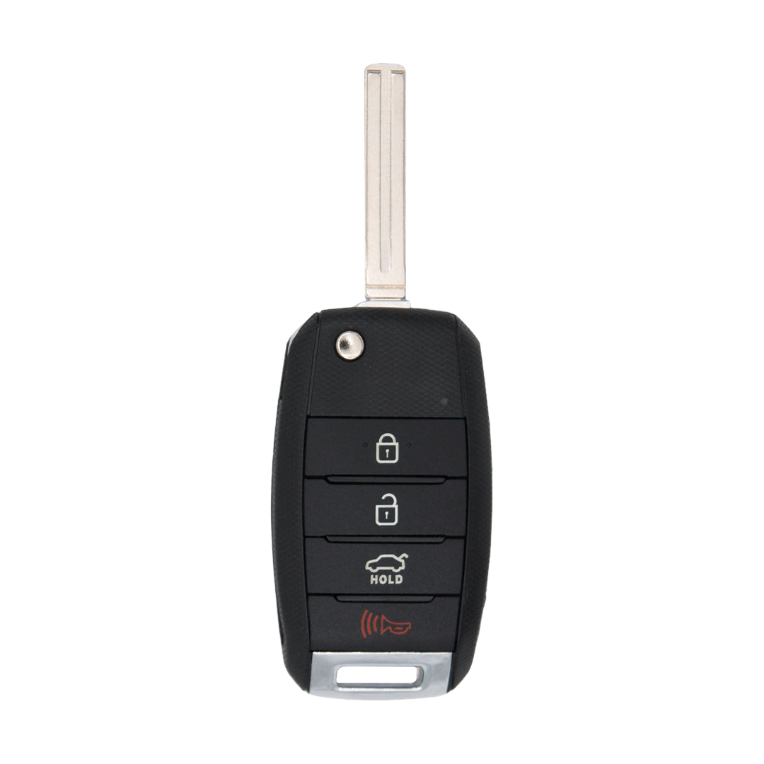 Brand New Aftermarket 4-Button Remote Key with Lock, Unlock, Trunk, Panic for Select Kia Vehicles (KIACK-4B-150-K)