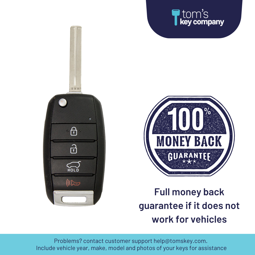 Ultimate Remote Key Bundle with Programming Tool, Aftermarket 4-Button Remote Key and Key By Photo for Select Kia Vehicles (KIACK-4B-158-K-UKB)