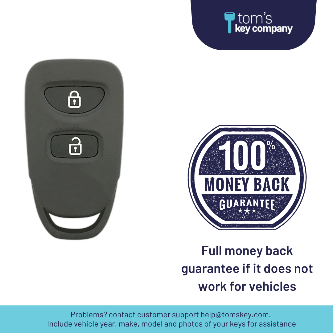 Like New Refurbished 3-Button Remote Fob with Lock, Unlock, Panic for Select Kia Vehicles (KIAFOB-3B-133-RC-K)