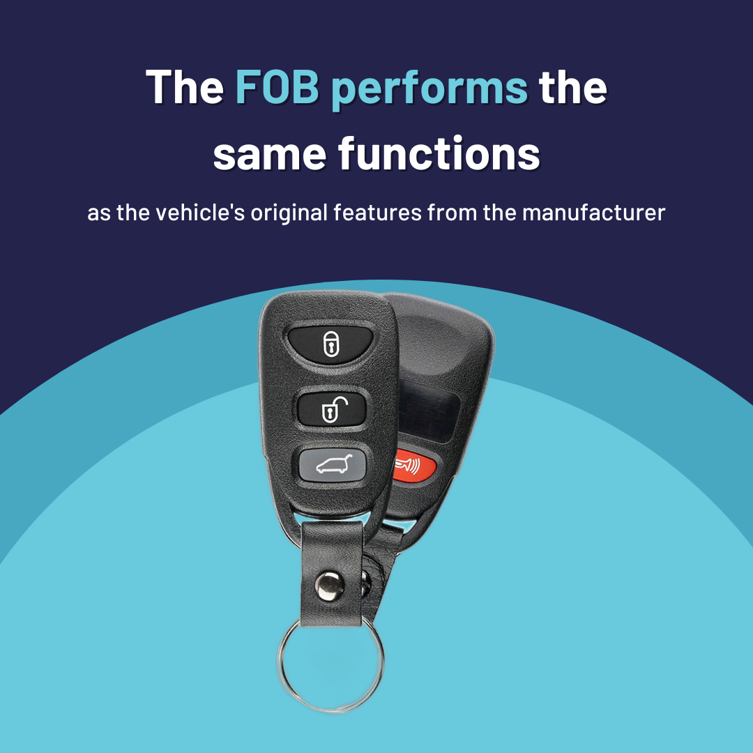 Ultimate Remote FOB Bundle with Programming Tool and Aftermarket 4 Button Remote FOB for Select Kia Vehicles (KIAFOB-4B-HR-082-K-UKB)
