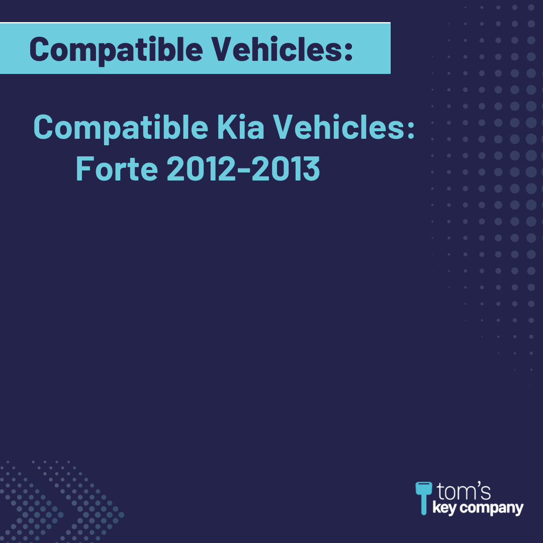 Brand New Aftermarket 4-Button Remote Fob with Lock, Unlock, Hatch, Panic for Select Kia Vehicles (KIAFOB-4B-HR-154-K)