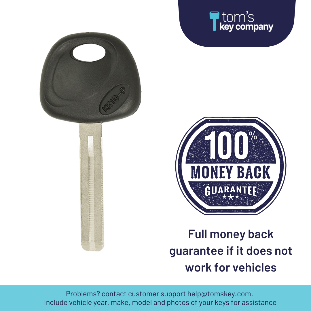 Brand New Aftermarket Key for Select Hyundai and Kia Vehicles (KIAKEY-KK10)