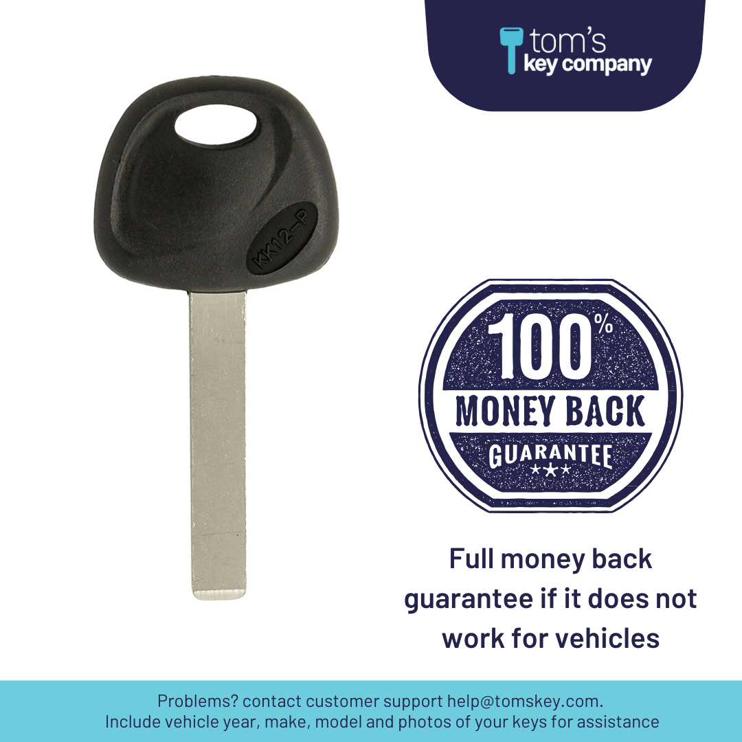 Brand New Aftermarket Key for Select Hyundai and Kia Vehicles (KIAKEY-KK12-HS)