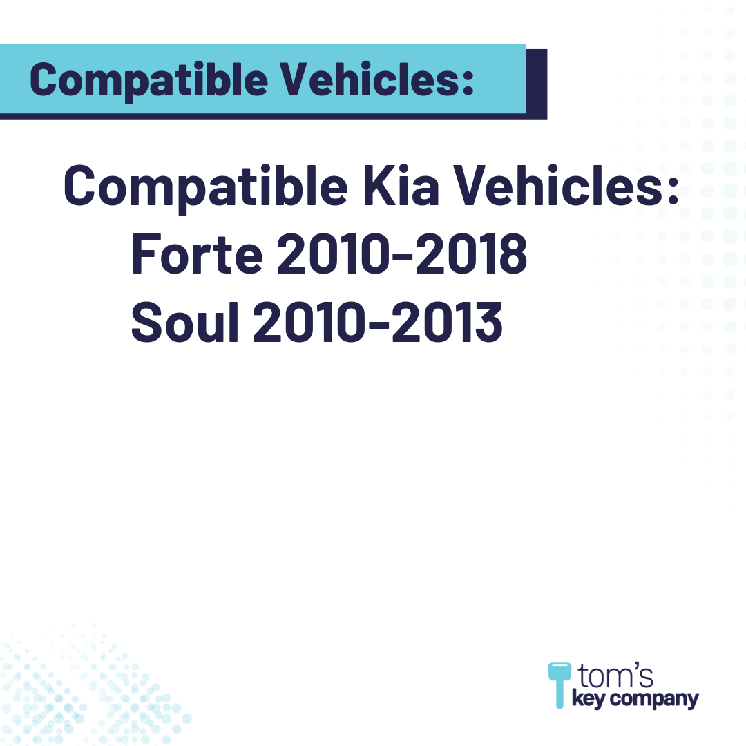 Brand New Aftermarket Key for Select Kia Vehicles (KIAKEY-KK8)