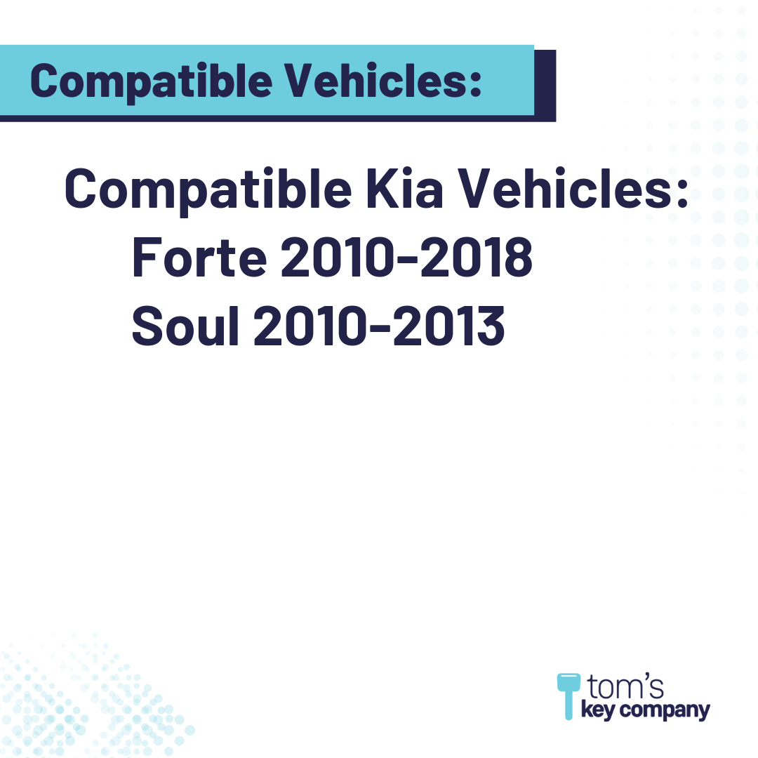 Brand New Aftermarket Key for Select Kia Vehicles (KIAKEY-KK8)