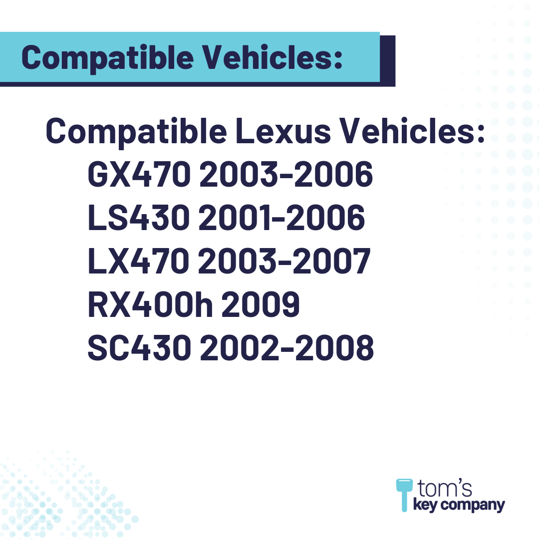 Ultimate Key Bundle with Programming Tool, Aftermarket Transponder Key and Key By Photo for Select Lexus Vehicles (LEX-KEY-4D68-UKB)