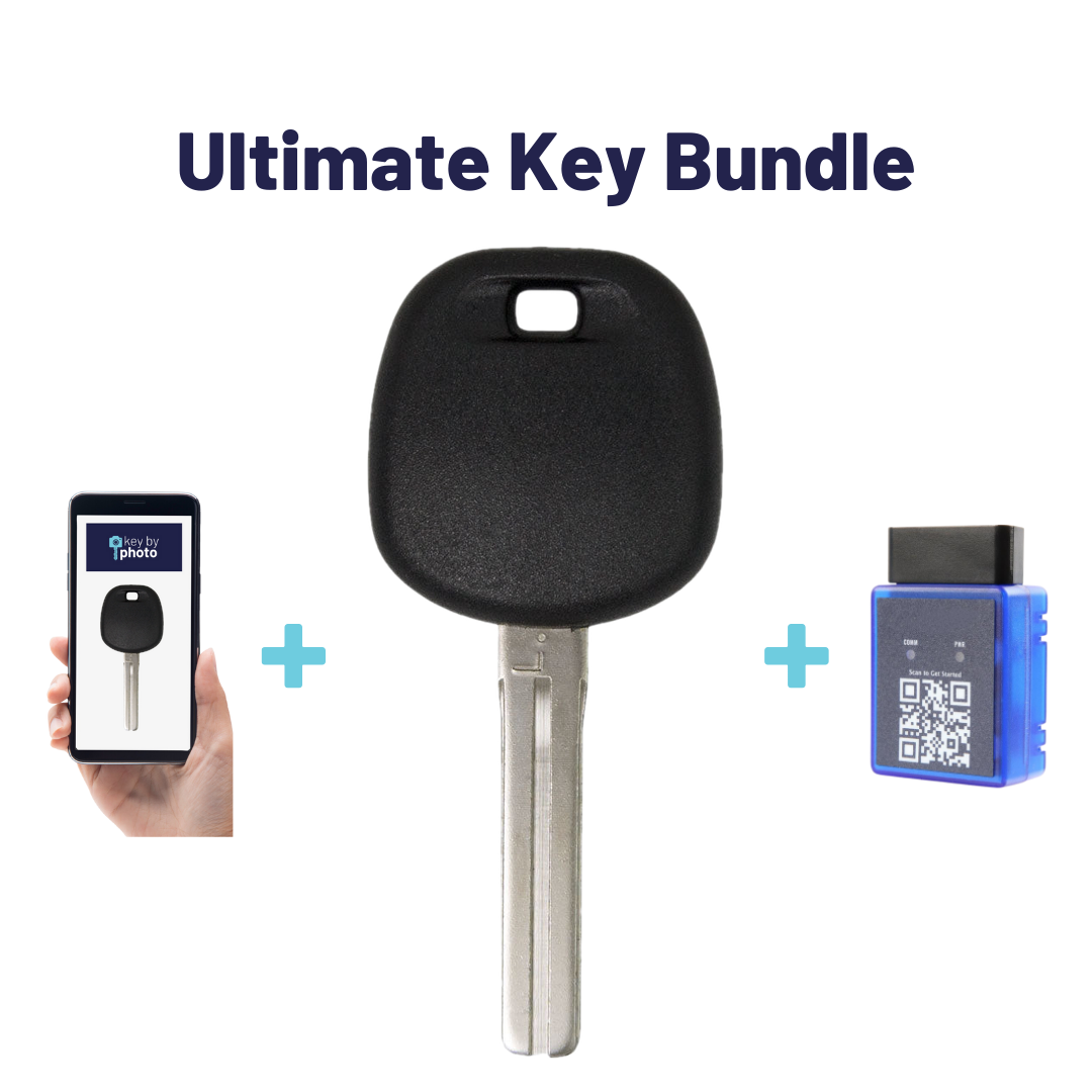 Ultimate Key Bundle with Programming Tool, Aftermarket Transponder Key and Key By Photo for Select Lexus Vehicles (LEX-KEY-4D68-UKB)