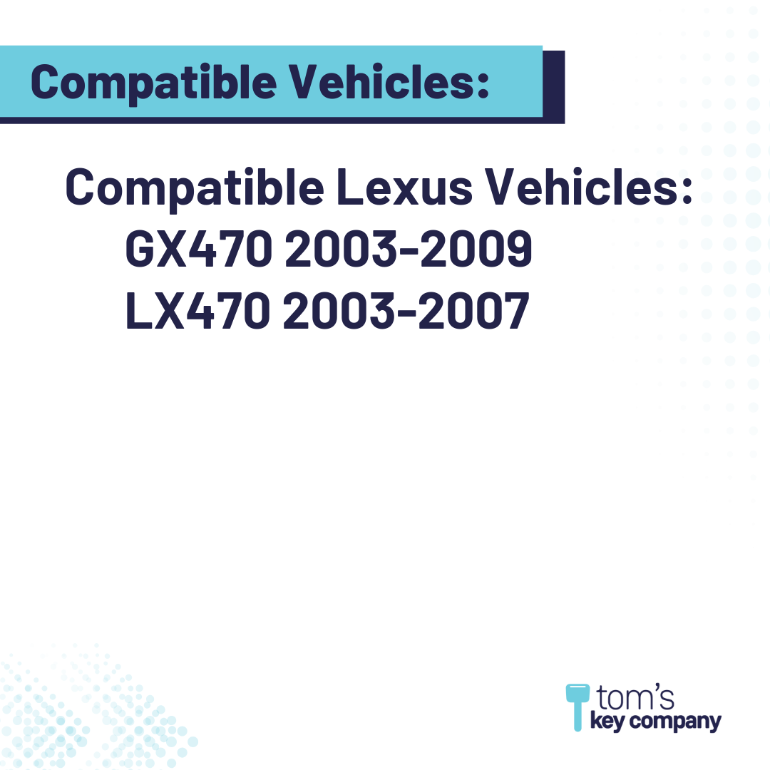 Ultimate Remote Key Bundle with Programming Tool, Aftermarket 3-Button Remote Key and Key By Photo for Select Lexus Vehicles (LEXCK-3B-05-K-UKB)